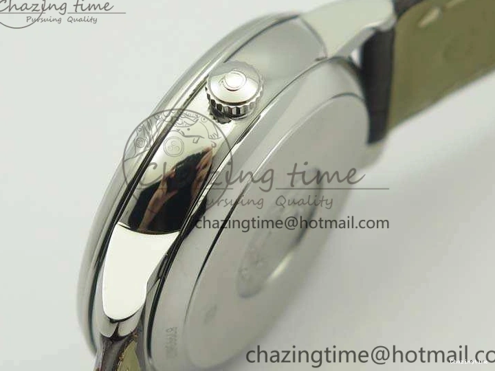 0428 De Ville Prestige Real Power Reserve SS TW 1:1 Best Edition White Dial RG Markers On Leather Strap A Thermal 8089